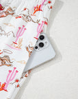 White Cowgirl Country Print Pajamas Set