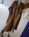 Womens Lapel Cashmere coat