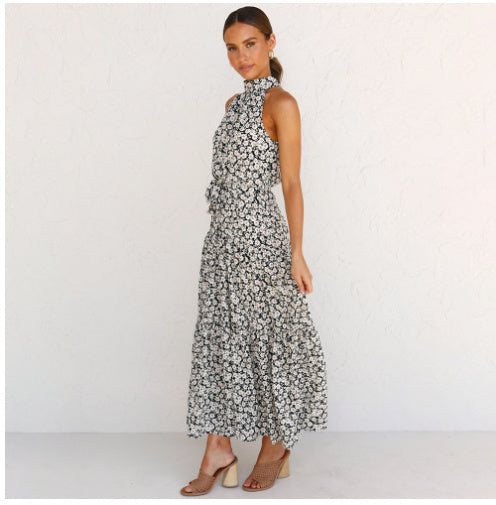 Printed maxi lace dress - Little Miss Vanilla