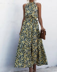 Printed maxi lace dress - Little Miss Vanilla