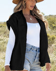 Black Sherpa Stand Collar Jacket Vest - Little Miss Vanilla