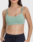 Millennia Scoop Neck Double Strap Active Cami - Little Miss Vanilla