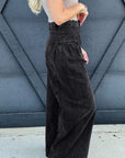 High Rise Wide Leg Jeans with Pockets - Little Miss Vanilla