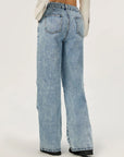 Wide Leg Jeans with Pockets - Little Miss Vanilla