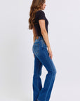 Judy Blue Full Size Run Mid-Rise Bootcut Jeans with Thermal Lining - Little Miss Vanilla