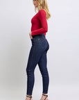 Judy Blue Full Size Heart Shaped Back Pockets Skinny Jeans - Little Miss Vanilla