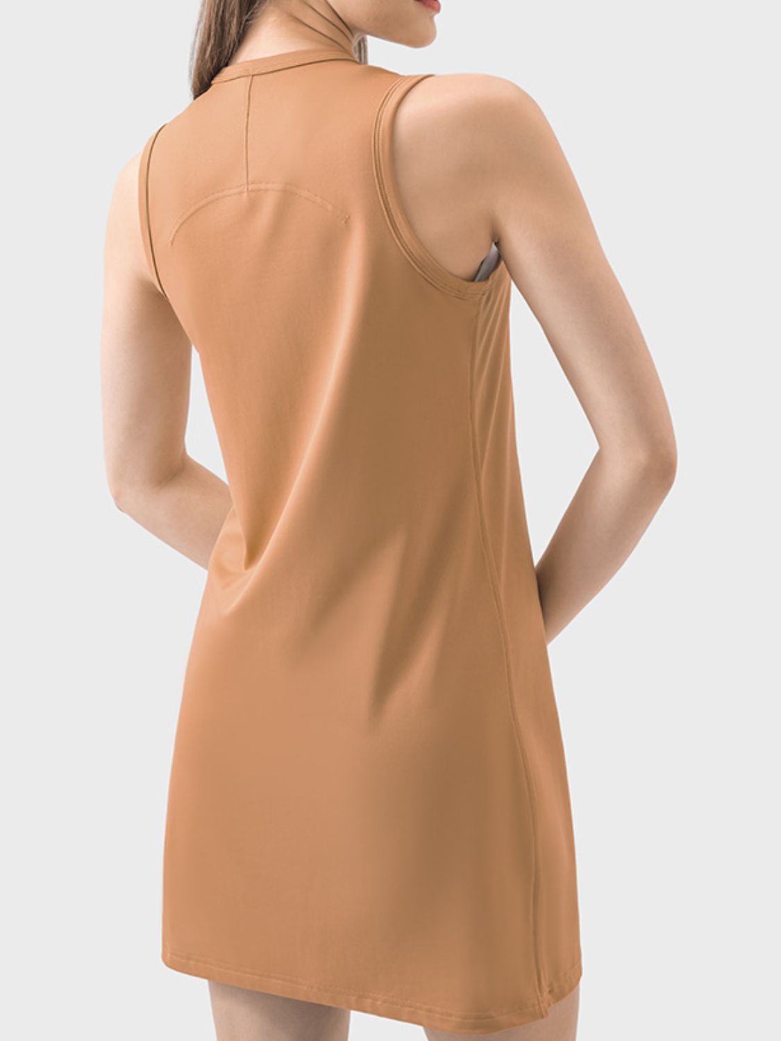 Millennia Round Neck Sleeveless Active Dress - Little Miss Vanilla