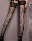 Ballerina 416 Hold Ups Nero (Black) / Blue