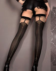 Ballerina 417 Stockings Nero (Black) / Skin