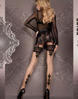 Ballerina 419 Hold Ups Nero (Black) / Skin