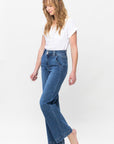 Judy Blue Full Size Double Button Wide Leg Jeans - Little Miss Vanilla