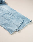 Wide Leg Jeans with Pockets - Little Miss Vanilla