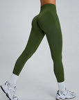 Women's High Waist Hip Lift Fitness Pants Quick-drying Seamless Slim Fit