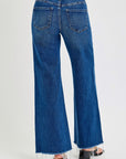 RISEN Tummy Control High Rise Wide Leg Jeans - Little Miss Vanilla