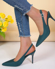 Pointed Toe Buckle Sandals Fashion Summer Stiletto High Heels Shoes For Women