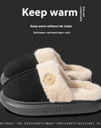 New Plush Slippers For Women Men Winter Warm Home Slipper Indoor Thick-soled Fleece Shoes