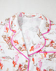 White Cowgirl Country Print Pajamas Set