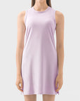 Millennia Round Neck Sleeveless Active Dress - Little Miss Vanilla