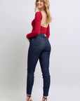 Judy Blue Full Size Heart Shaped Back Pockets Skinny Jeans - Little Miss Vanilla