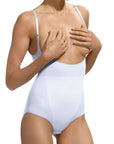 Kontroll-Body 510184P Shaping-Body mit offener Brust Bianco