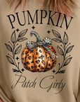 Plus Size Pumpkin Graphic Long Sleeve Sweatshirt - Little Miss Vanilla