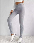 Slim-fit Bottoming Solid Color Trousers