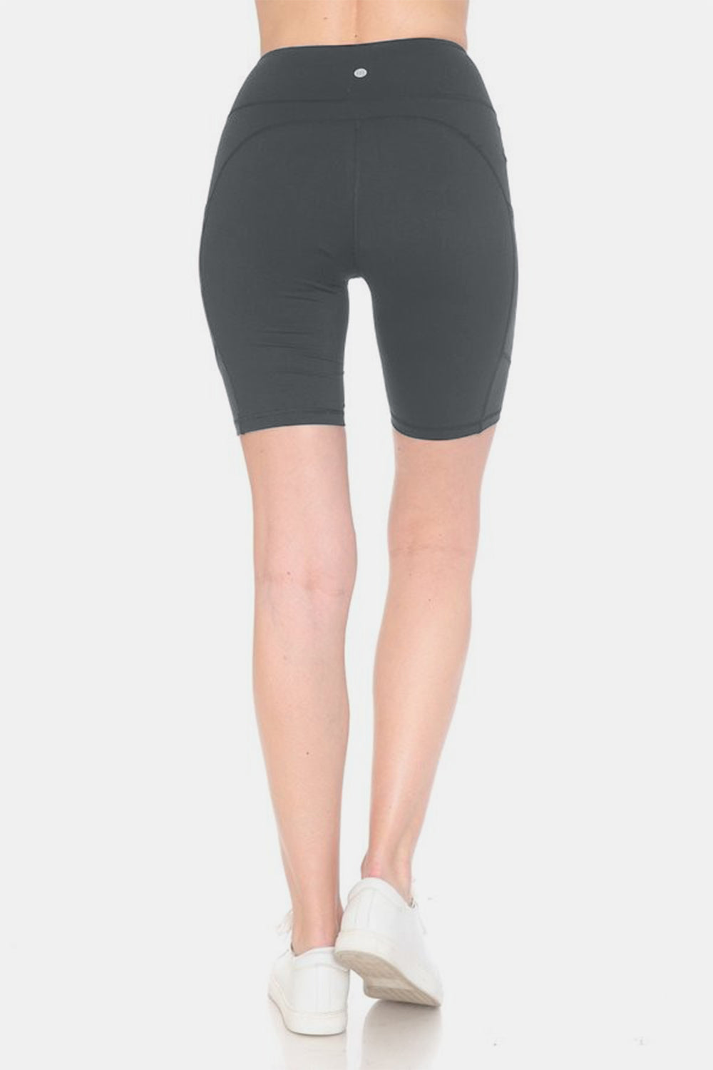 Leggings Depot Full Size High Waist Active Shorts - Little Miss Vanilla