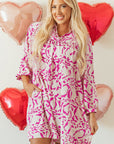 Pink Leopard Print Loose Fit Babydoll Mini Dress - Little Miss Vanilla