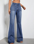 Bootcut Jeans with Pockets - Little Miss Vanilla