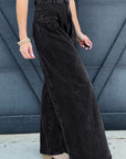 High Rise Wide Leg Jeans with Pockets - Little Miss Vanilla