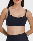 Millennia Scoop Neck Double Strap Active Cami - Little Miss Vanilla