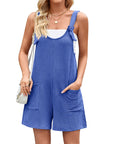 Versatile Pocket Straight Jumpsuit For Women - Little Miss Vanilla