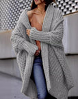 Autumn And Winter Long Thick Sweater Cardigan For Women