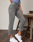 High Waist Jeans with Pockets - Little Miss Vanilla