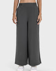 Millennia Slit Wide Leg Active Pants - Little Miss Vanilla