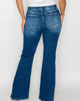 bytos Full Size High Rise Bootcut Jeans with Pockets - Little Miss Vanilla