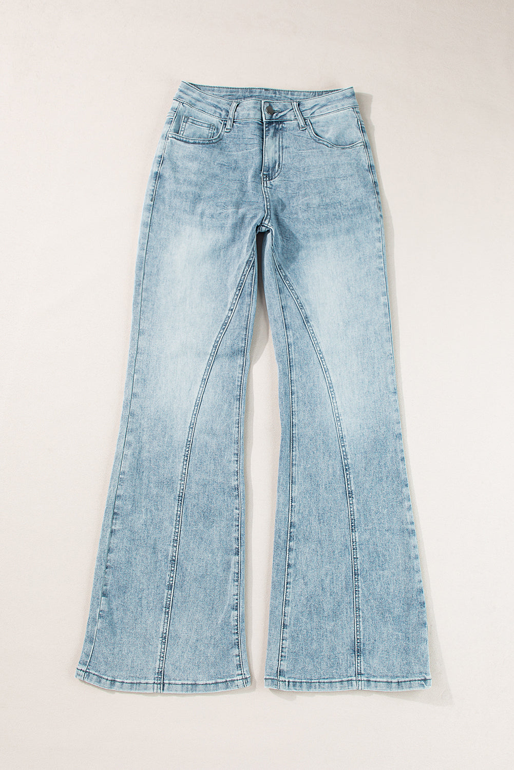 Wide Leg Jeans with Pockets - Little Miss Vanilla