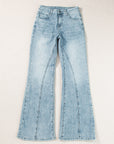 Wide Leg Jeans with Pockets - Little Miss Vanilla