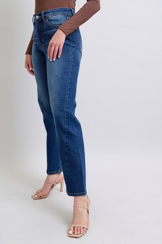 Judy Blue Full Size Side Seam Detail Straight Jeans with Pockets - Little Miss Vanilla