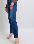 Judy Blue Full Size Side Seam Detail Straight Jeans with Pockets - Little Miss Vanilla