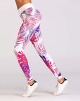 Sexy Red Print Yoga Pants Leggings Women Sport Pants Running Jogging Fitness Yoga Leggings Fitness High Elastic Gym Leggings