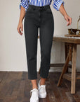 High Waist Jeans with Pockets - Little Miss Vanilla