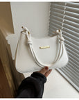 Women's High-end Hand-held Armpit Small Square Bag