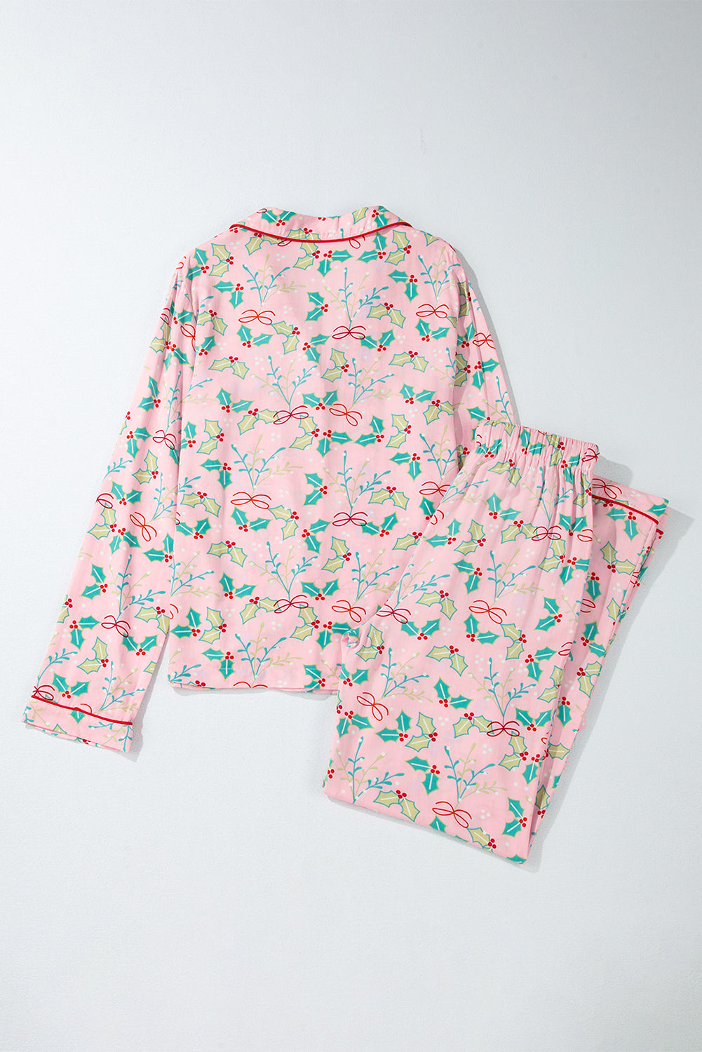 Multicolour Floral Christmas Pajamas Set - Little Miss Vanilla