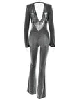 Fashion Backless Sheath Women's Jumpsuit - Little Miss Vanilla