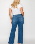 bytos Full Size Cat's Whiskers Mid Rise Ankle Jeans - Little Miss Vanilla