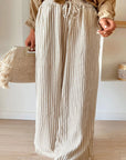 Plus Size Striped Wide Leg Pants - Little Miss Vanilla