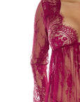 Provocative PR7046 Elegant Robe Wine