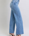 Judy Blue Full Size Wide Leg Jeans with Pockets - Little Miss Vanilla