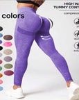 Matte Washed Seamless Yoga High Waist Hip Lift Fitness Pants